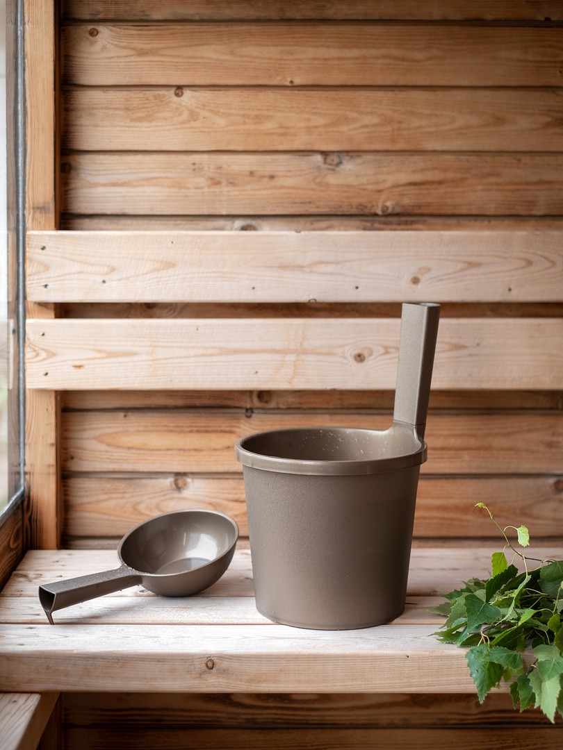 Orthex sauna bucket and sauna scoop
