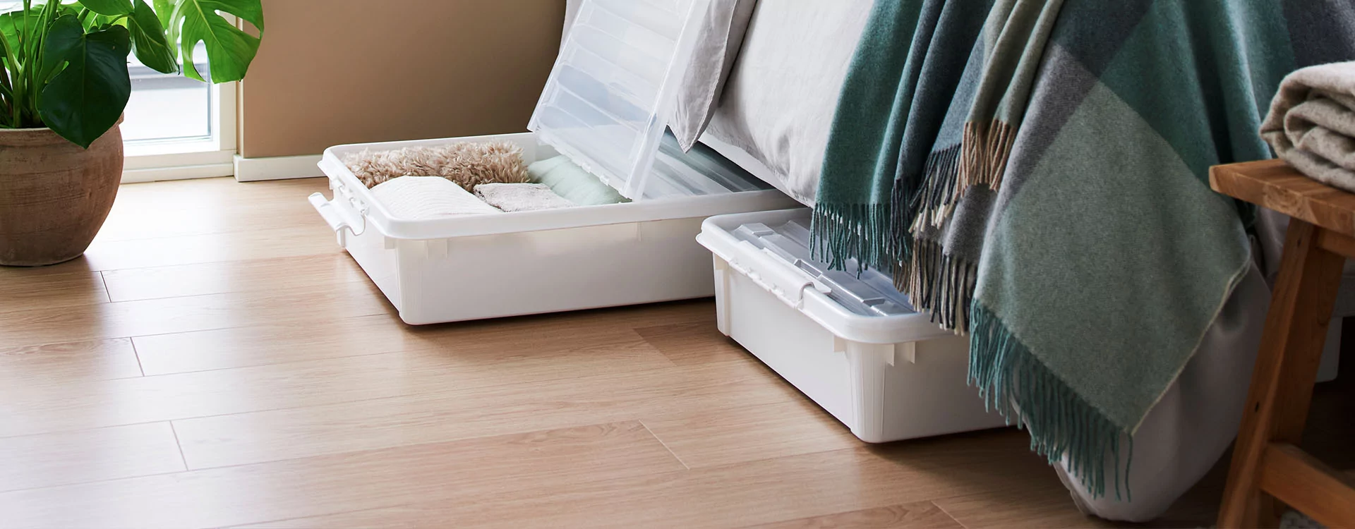 SmartStore™ Bedrollers for underbed storage