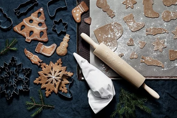 Christmas baking